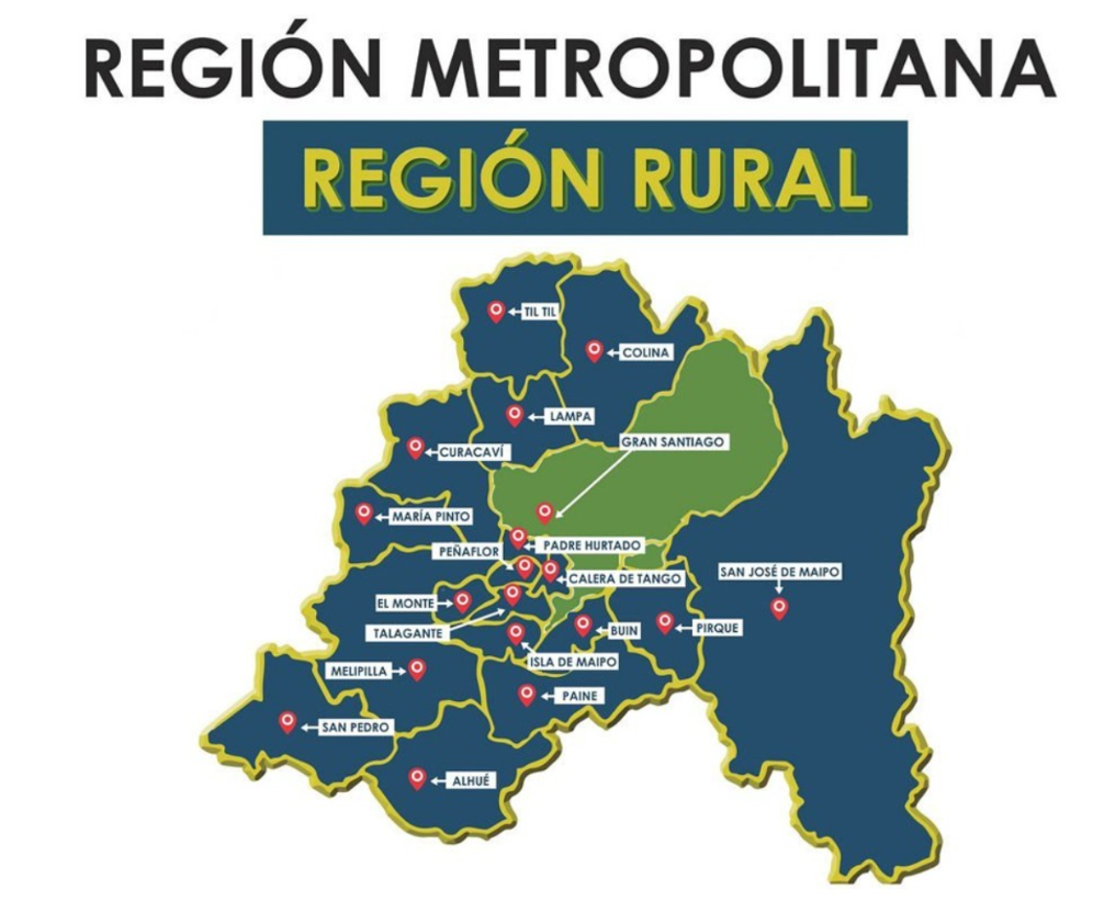 Mapa de cobertura urbana